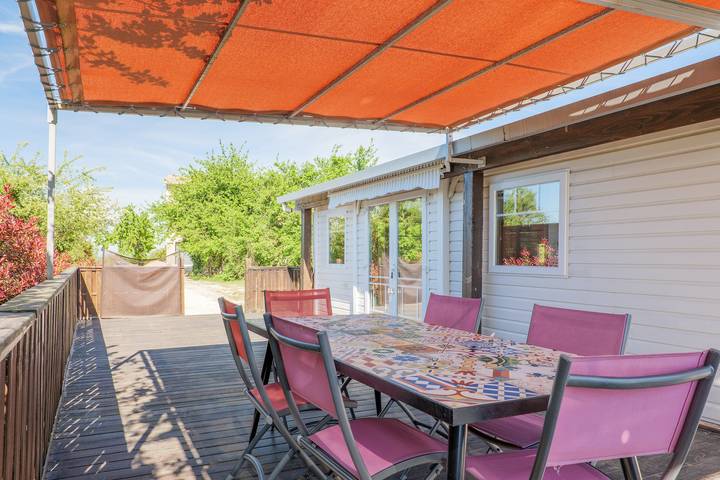 Bungalow für 4 Personen, mit Garten und Kinderpool