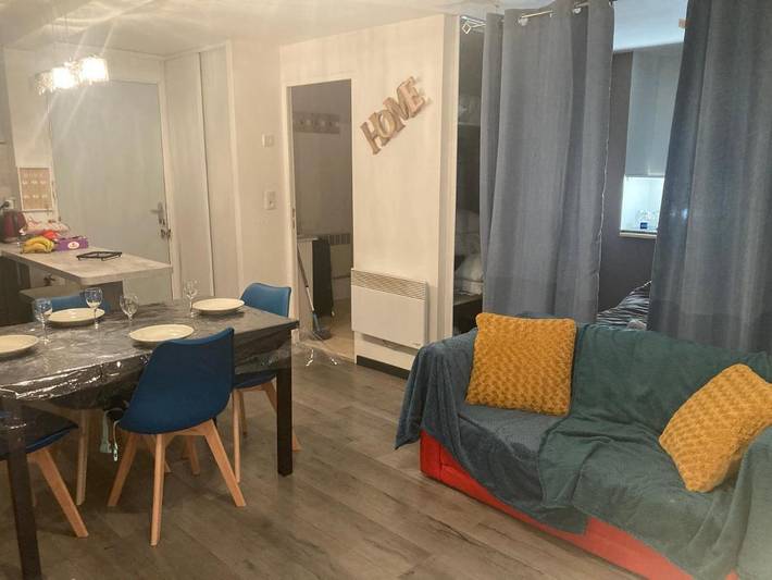 Appartement de vacances pour 4 personnes, avec Balcon ainsi que Terrasse et Vue