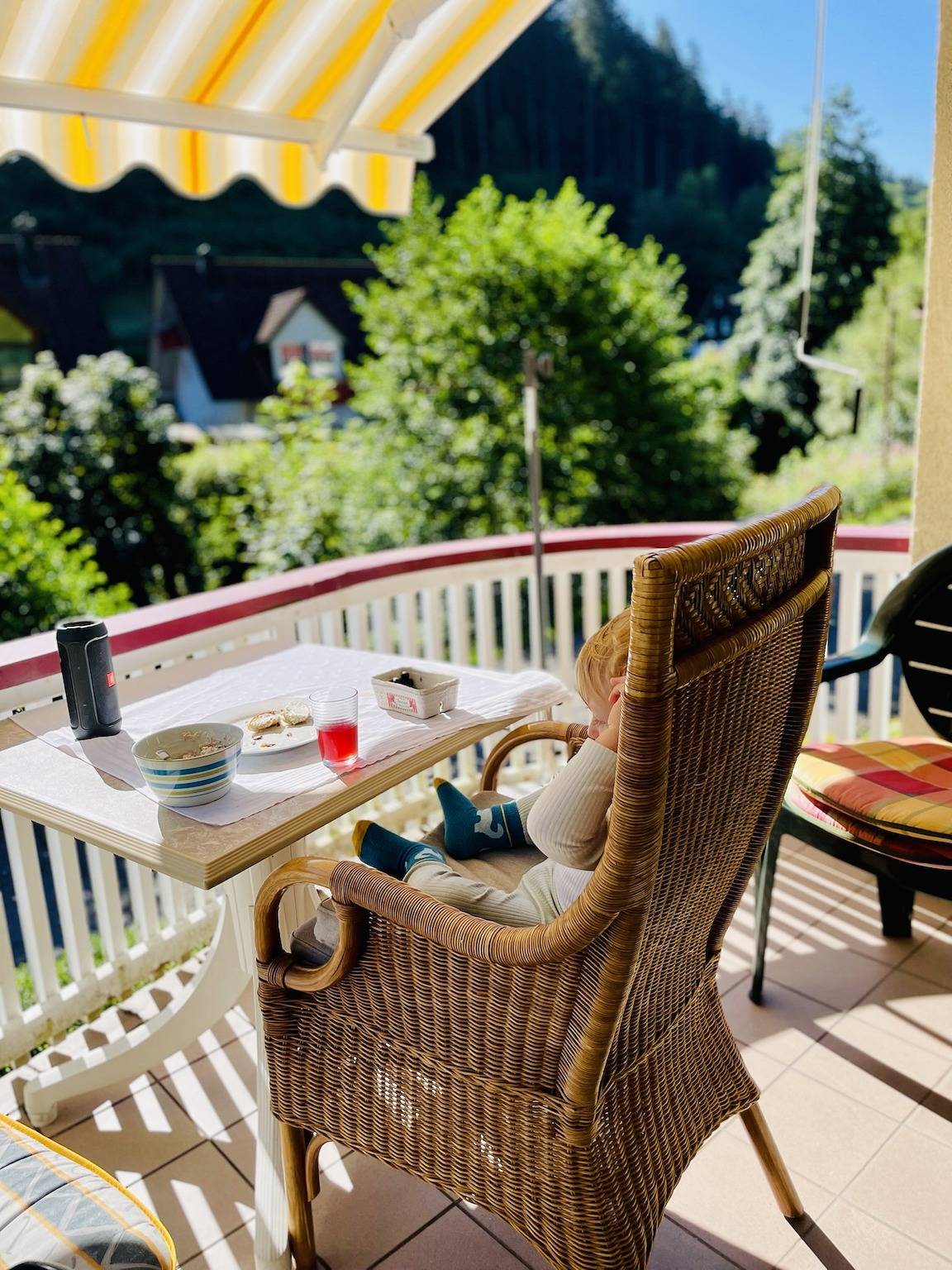 Ferienhaus Oesterle - Idyllisches Schwarzwaldhaus am Bach mit Terrasse & Balkon in Schönmünzach, Baiersbronn