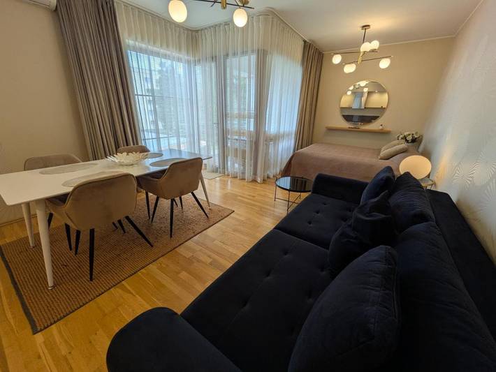 Gîte pour 3 personnes, avec balcon ainsi que vue et sauna à Pärnu