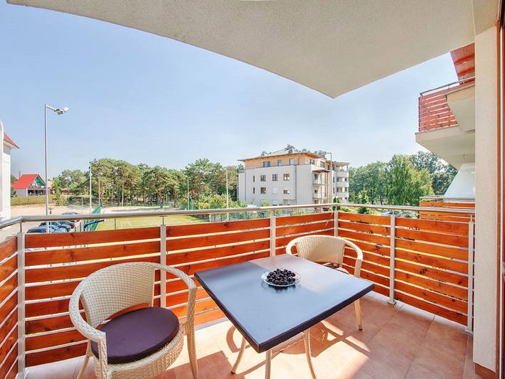 Ferienwohnung für 4 Personen, mit Balkon und Garten in Ustka