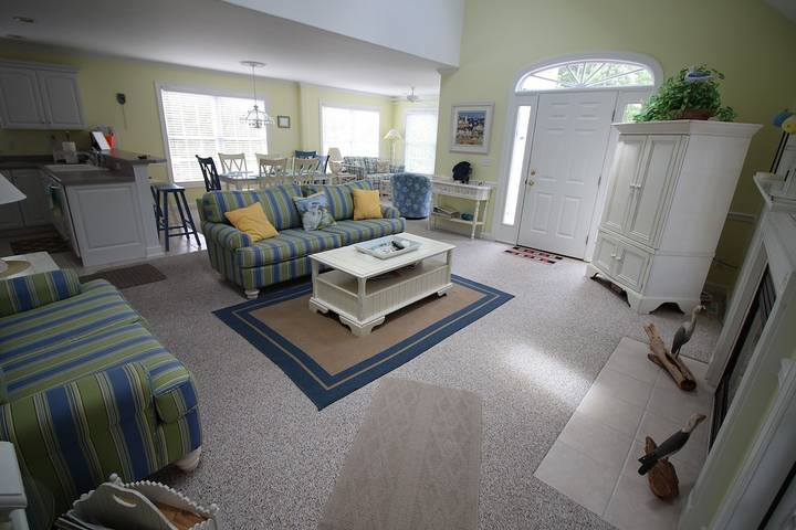Vacation rental for 8 people, with yard and balcony in Bethany Beach