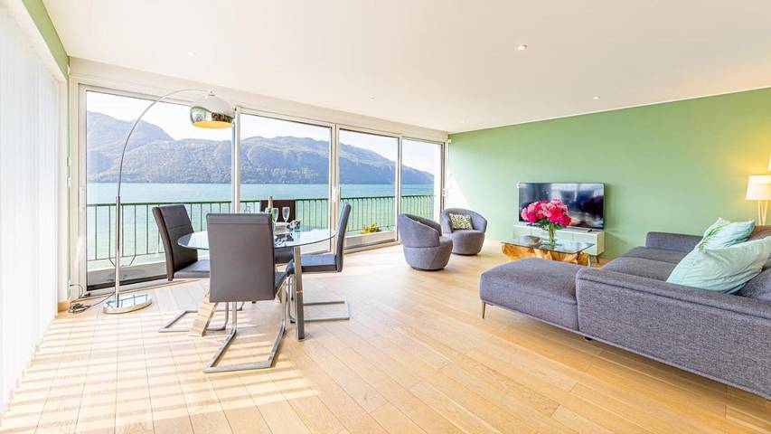 Apartamento de vacaciones para 2 personas, con vistas al lago además de vistas y balcón - 1