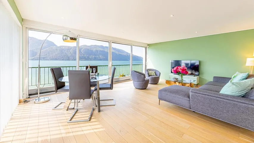 Appartement de vacances pour 2 personnes, avec vue sur le lac ainsi que balcon et vue - 1
