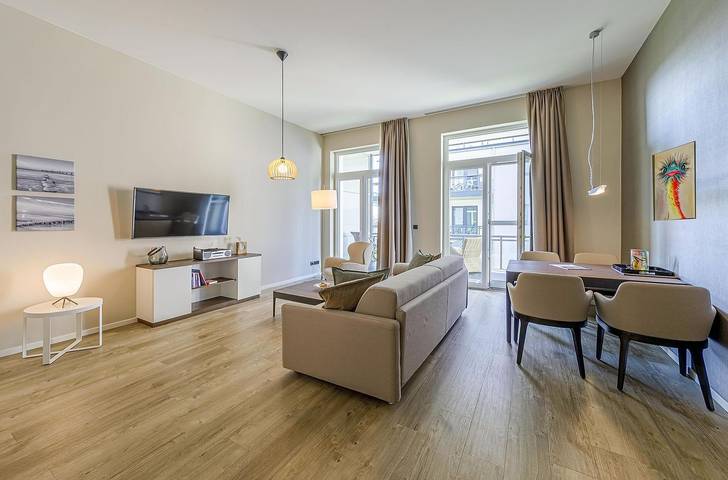 Ferienwohnung für 2 Personen, mit Balkon und Sauna in Wustrow