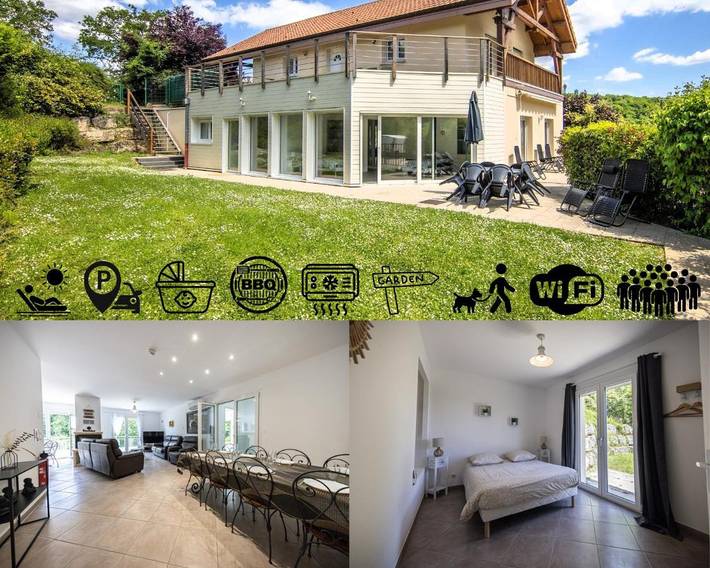 Location de vacances pour 8 personnes, avec vue et balcon dans Jezainville