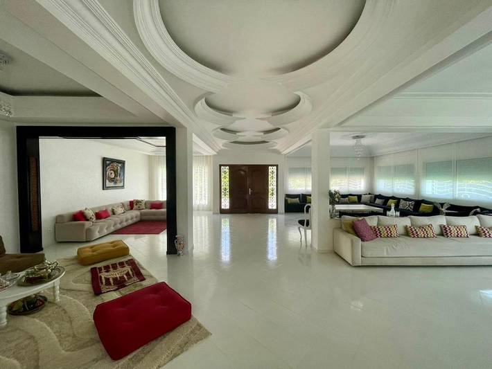 Villa pour 7 personnes, avec sauna ainsi que vue et terrasse, animaux acceptés à Rabat