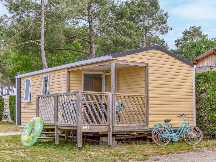 Mobil home pour 6 personnes, avec bassin pour enfant dans Parc naturel régional du Vexin Français - 4