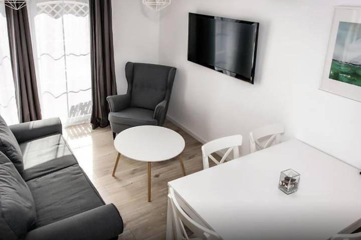 Komfortables Haus mit Terrasse, Sauna, Whirlpool in Niechorze, Powiat gryficki