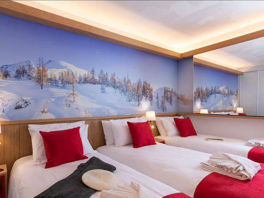 Village Club Mmv Plagne 2000 - Aime La Plagne - Chambre 3 personnes - Chambre pour 3 pers. in Aime 2000, Aime-la-Plagne