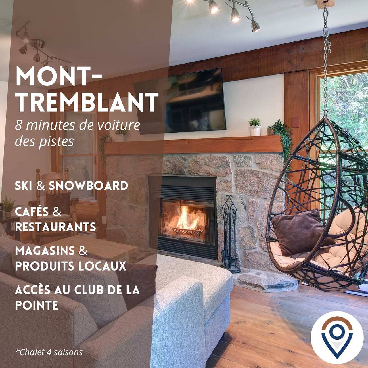 Casas E Apartamentos De Temporada para 6 Pessoas em Lac-Supérieur, Quebec