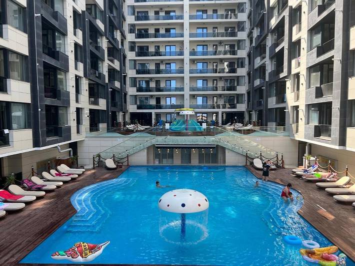 Appartement de vacances pour 3 personnes, avec piscine et balcon