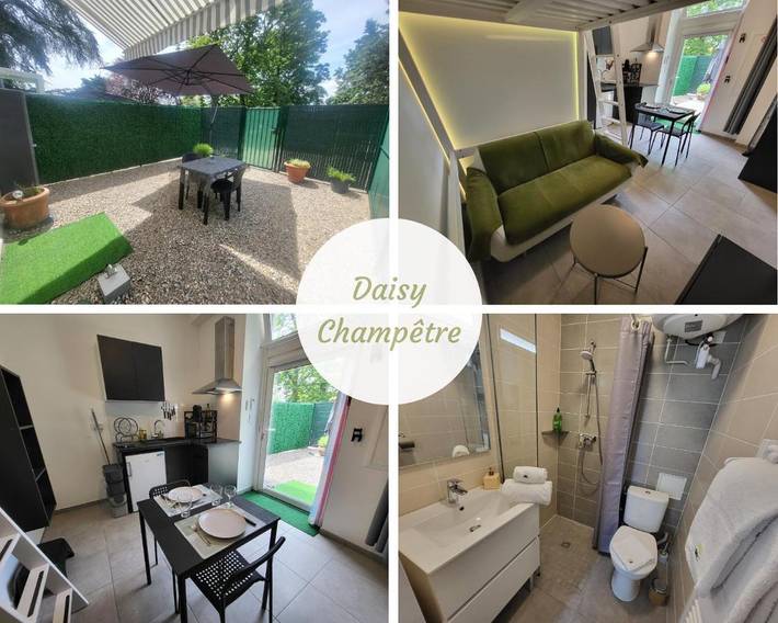 Appartement de vacances pour 2 personnes, avec jardin et vue