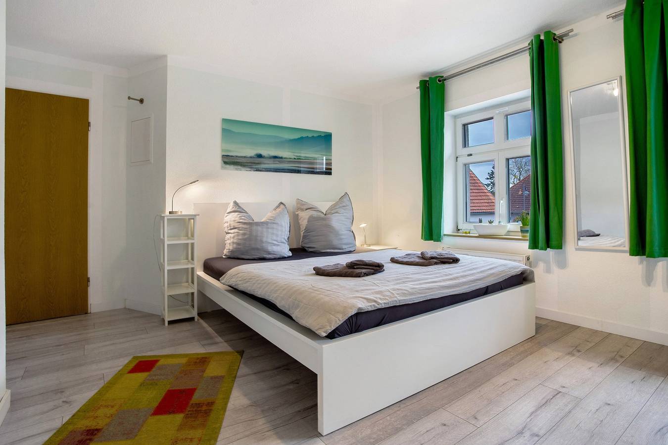 Estudio entero, Apartamento estudio 'Bäckerhus - Ferienwohnung 5' con terraza, jardín compartido y Wi-Fi in Wiek, Rügen
