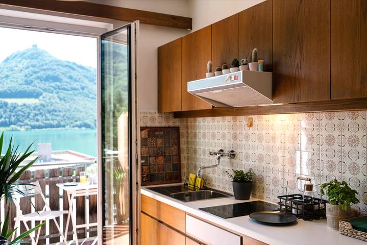 Ferienwohnung für 2 Personen, mit Seeblick und Balkon in Kaltern an der Weinstraße - 4