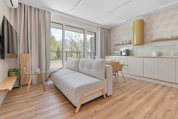 Ferienwohnung für 4 Personen, mit Garten in Leba