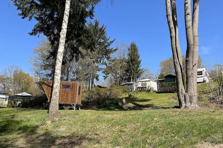 Sustainable & stylish - Overnight stay in the Green Tiny Sleep Space at Lake Salem in Salem (Herzogtum-Lauenburg), Naturpark Lauenburgische Seen