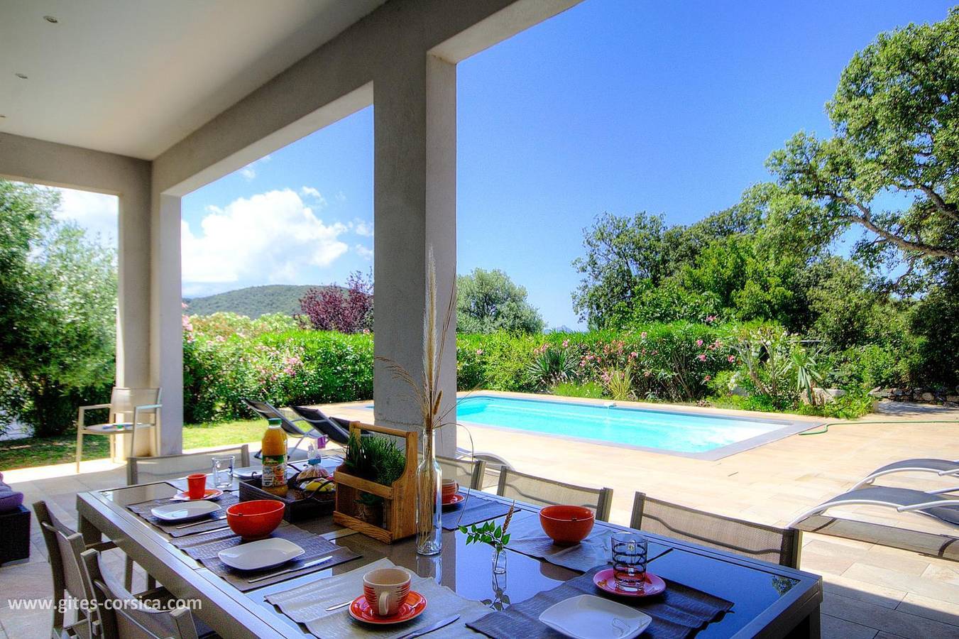 Villa Paradisu in Farinole, Calvi und Umgebung