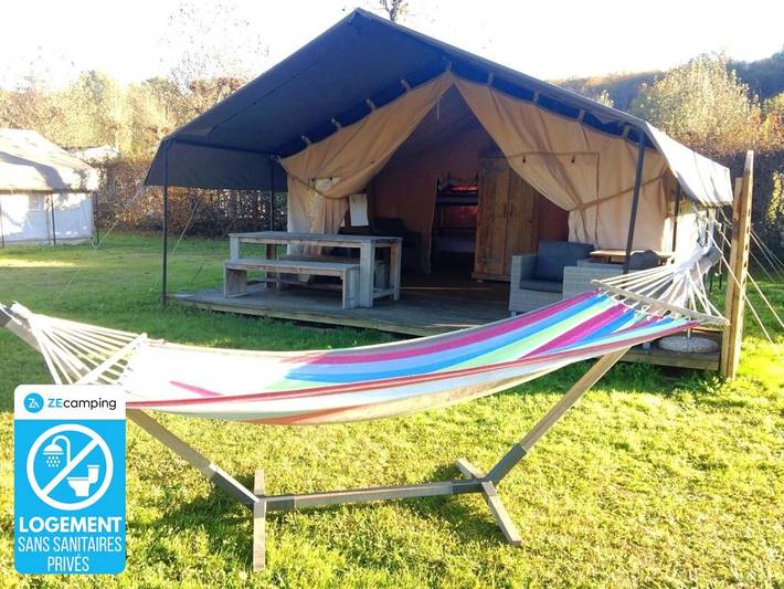 Tente pour 5 personnes, avec bassin pour enfant