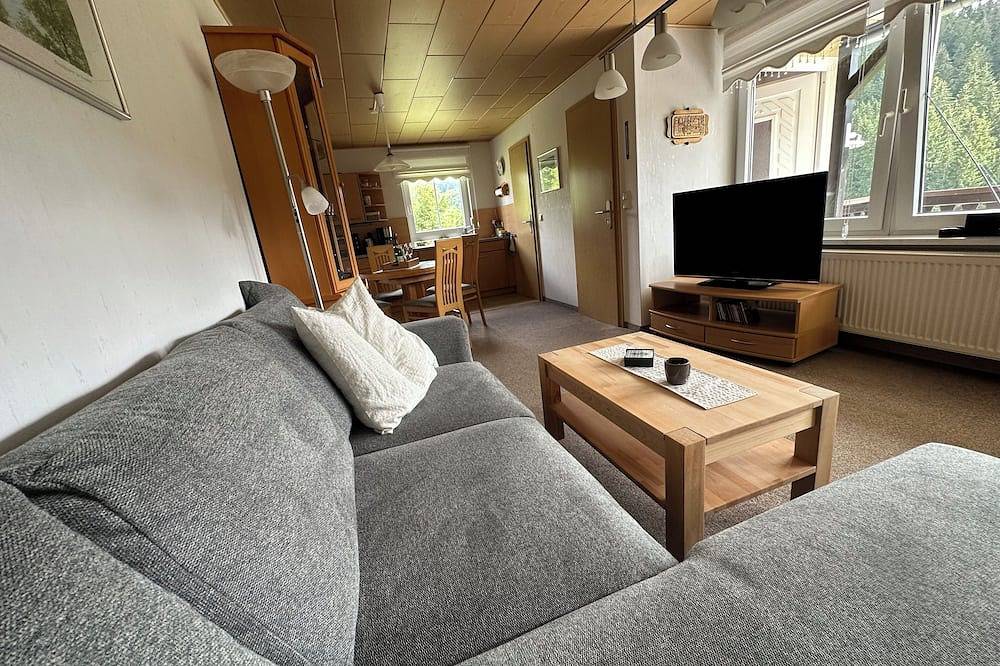 Gemütliches Ferienhaus mit großer Terrasse im Thüringer Wald in Stützerbach, Rennsteig