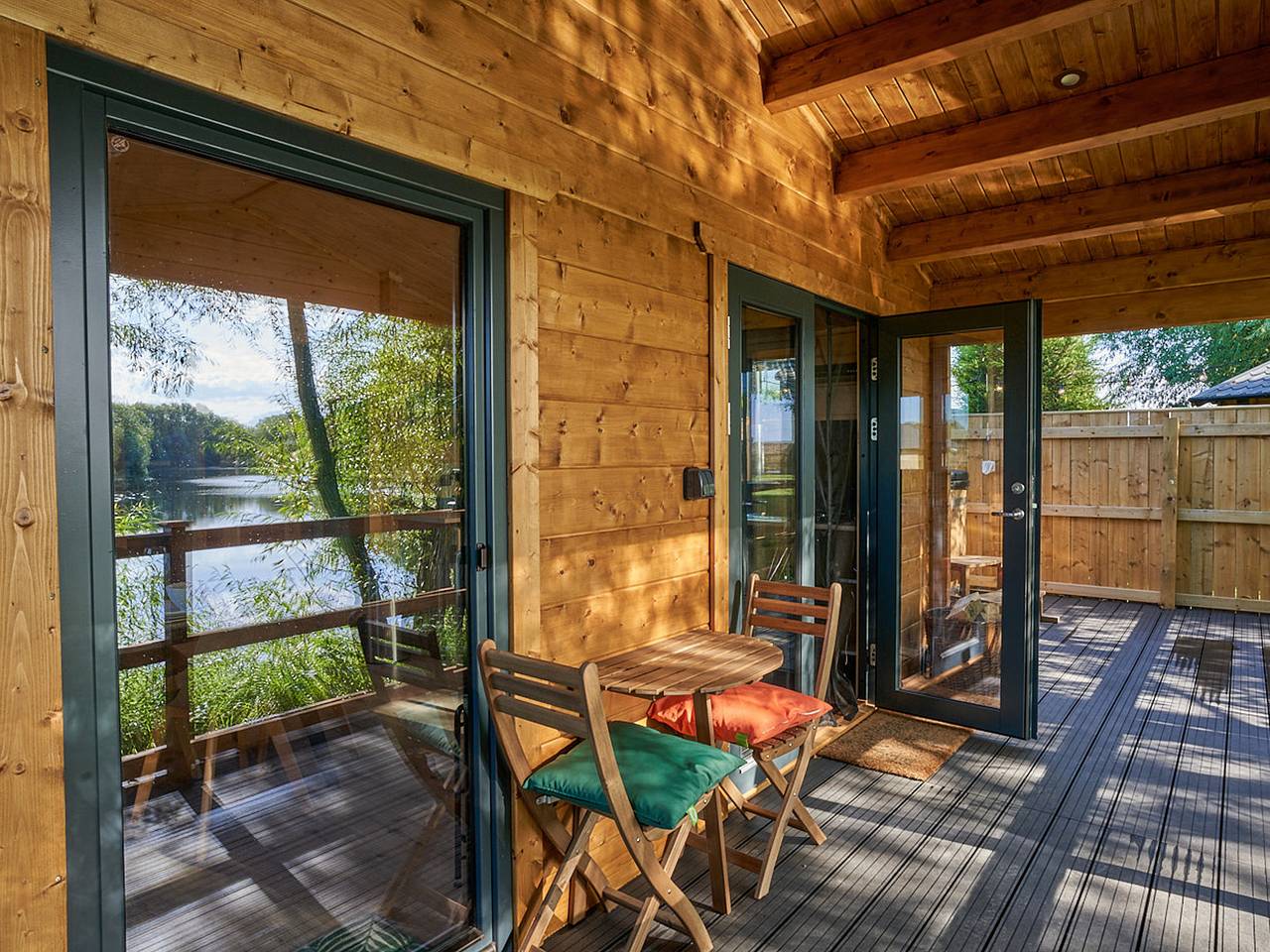 Evergreen Lodge at Kingfisher Lakes in Brandesburton, East Riding of Yorkshire