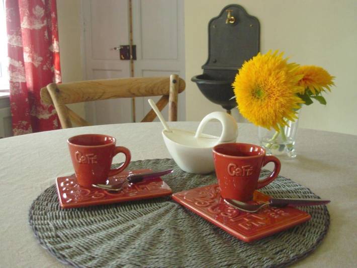 Chambre d’hôte pour 2 personnes, avec jardin, animaux acceptés