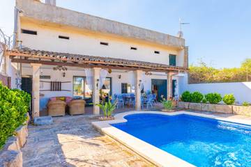 Villa in Búger, Mallorca Inselmitte für 4 
