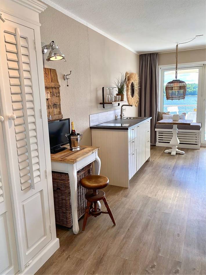 Apartamento entero, Single "Beach Bude" - kleines, liebevoll eingerichtetes Studio für eine Person. in Steinwarder, Heiligenhafen