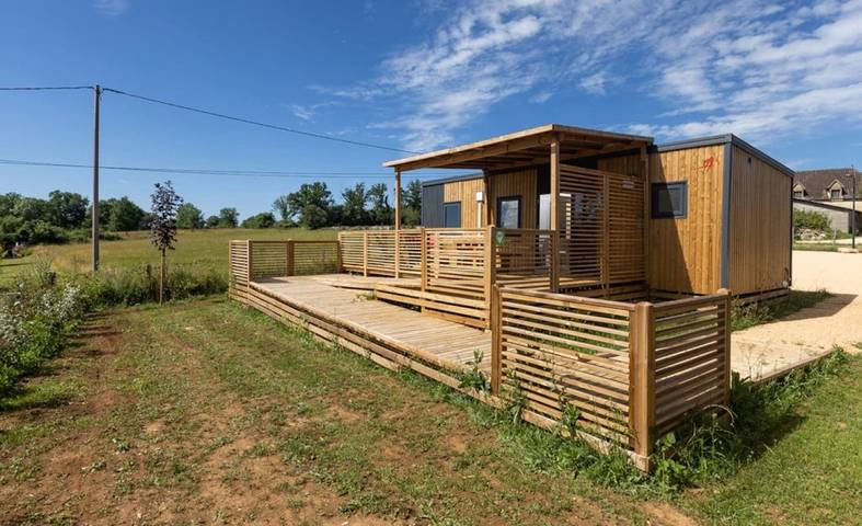 Mobil home pour 4 personnes, avec bassin pour enfant à Thégra - 3