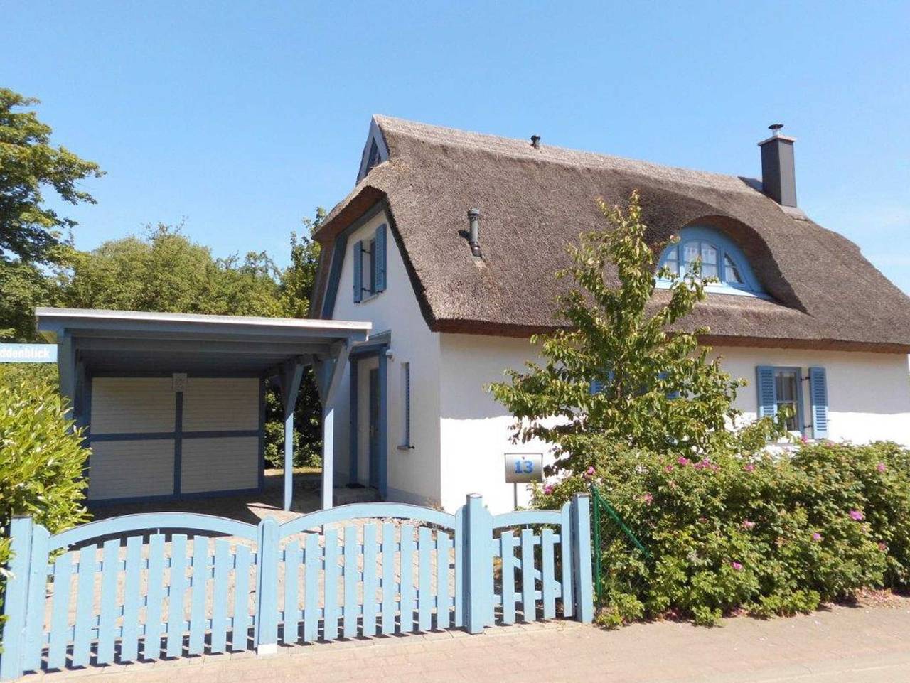Reetdachhaus Kranich in Ummanz, Rügen