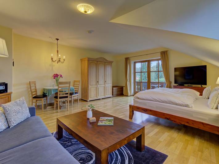 Ferienwohnung für 2 Personen, mit Sauna und Garten sowie Balkon - 1