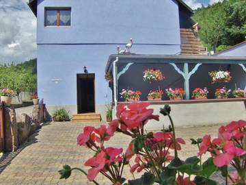 Gîte pour 8 personnes, avec terrasse et vue, animaux acceptés à Bœrsch