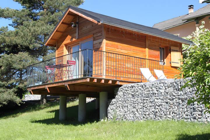 Chalet für 2 Personen, mit Garten und Balkon sowie Sauna und Whirlpool in Südfrankreich