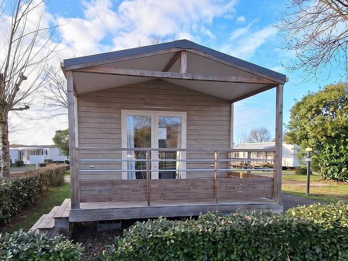 Mobil home pour 4 personnes, avec terrasse et bassin pour enfant dans Biscarrosse (bourg) - 2