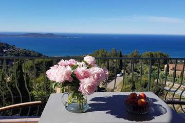 Gîte pour 4 personnes, avec jardin et balcon, animaux acceptés dans Plage Font Brun Carqueiranne