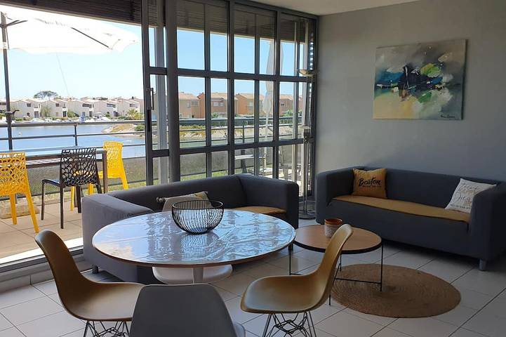 Gîte pour 4 personnes, avec terrasse dans Leucate naturiste
