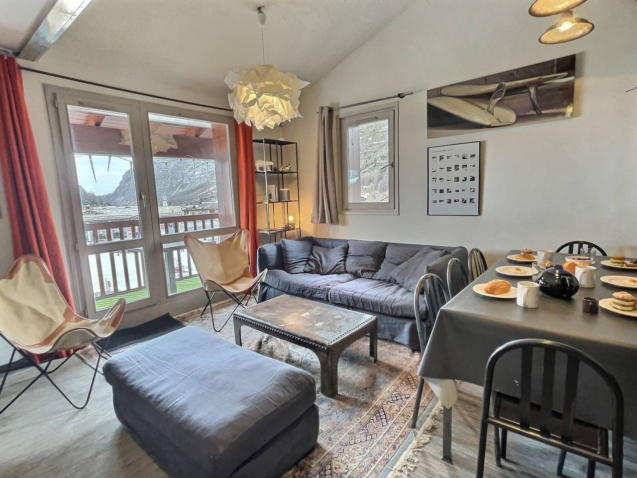 Appartement De Vacances pour 6 Personnes dans Val-d'Isère, Espace Killy