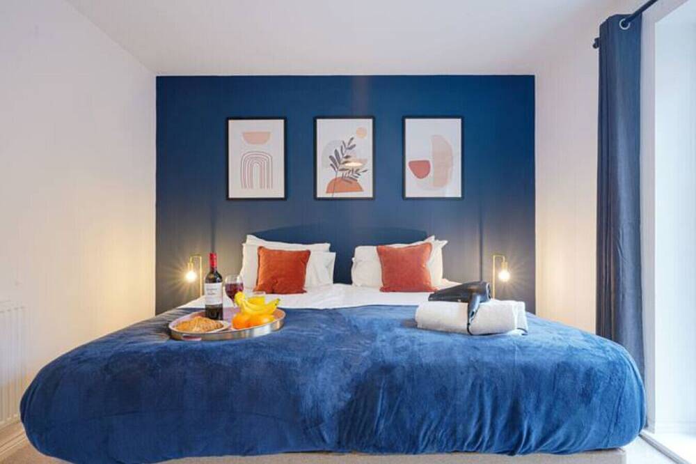 Ganze Wohnung, Beautiful Apartment • City Centre • Balcony • Free Parking • Fast Wifi • Smart Tv • Yoko Property in Milton Keynes, Südostengland