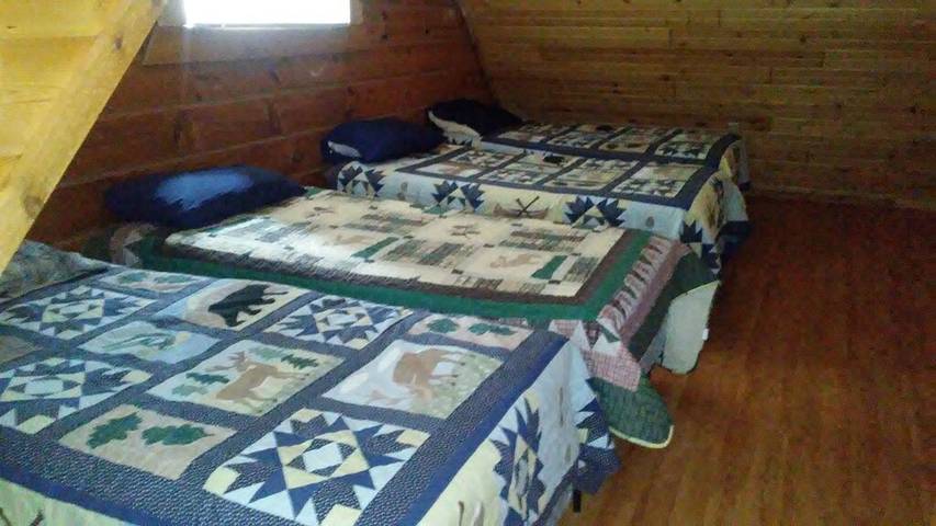 Blockhütte für 12 Personen, mit Garten und Terrasse sowie Whirlpool - 1