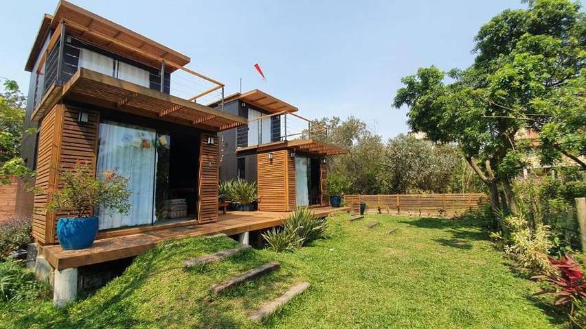 Casas e apartamentos de temporada para 2 pessoas, com terraço, com animais de estimação na Praia do Rosa