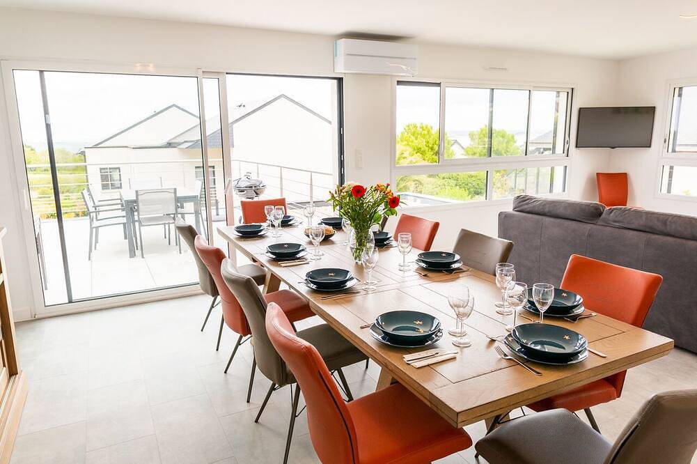 Villa Surcouf 5 stars - sea view - private pool and beach 200m away in Roscoff, Ceinture Dorée