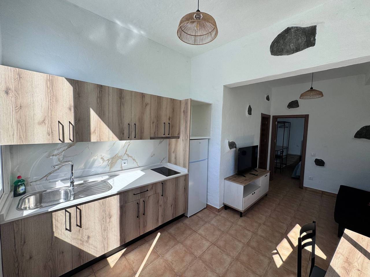 Ferienhaus '5' mit Bergblick, Wlan und Klimaanlage in El Morisco, San Bartolomé de Tirajana
