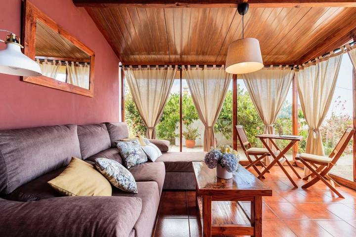 Casa rural para 3 personas, con vistas y jardín en Villa de Mazo
