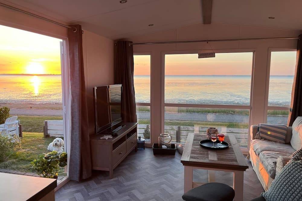 Watten-Traum-Huisje - 1. Reihe zum Meer - 180 Grad Weitblick in Wieringen, Ijsselmeer
