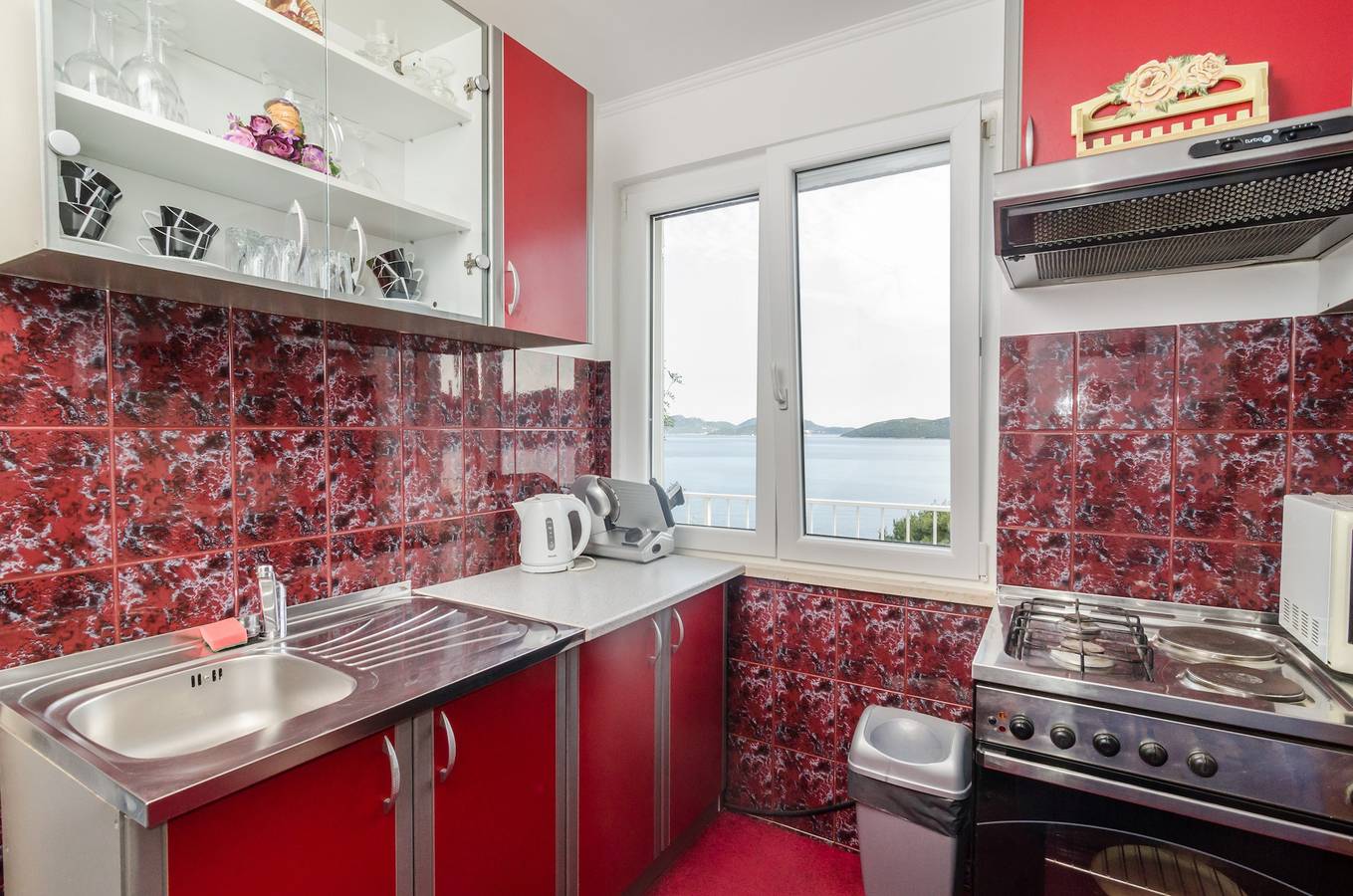 Ganze Wohnung, Ferienwohnung für 4 Personen mit Balkon in Brsecine, Dubrovnik-Neretva