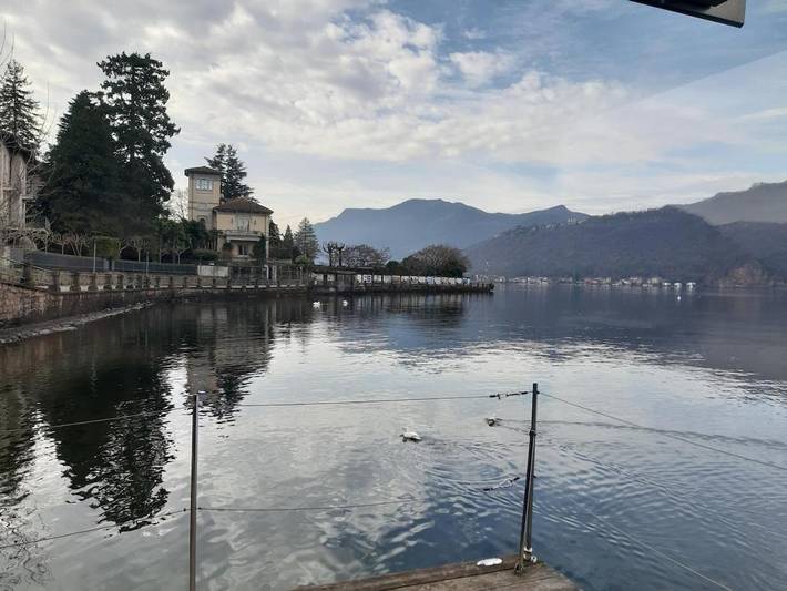 Ferienwohnung für 4 Personen, mit Balkon und Terrasse sowie Seeblick und Ausblick in Luganer See (Lombardei) - 2