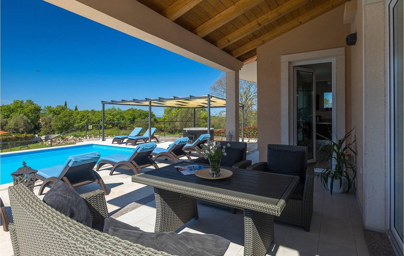 Ferienhaus für 10 Personen mit Garten in Rovinjsko Selo, Rovinj und Umgebung