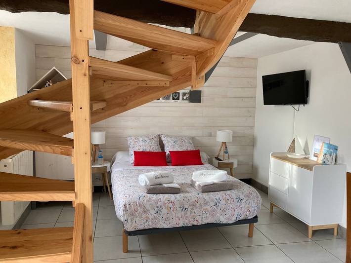 Chambre d’hôte pour 4 personnes, avec jardin, animaux acceptés