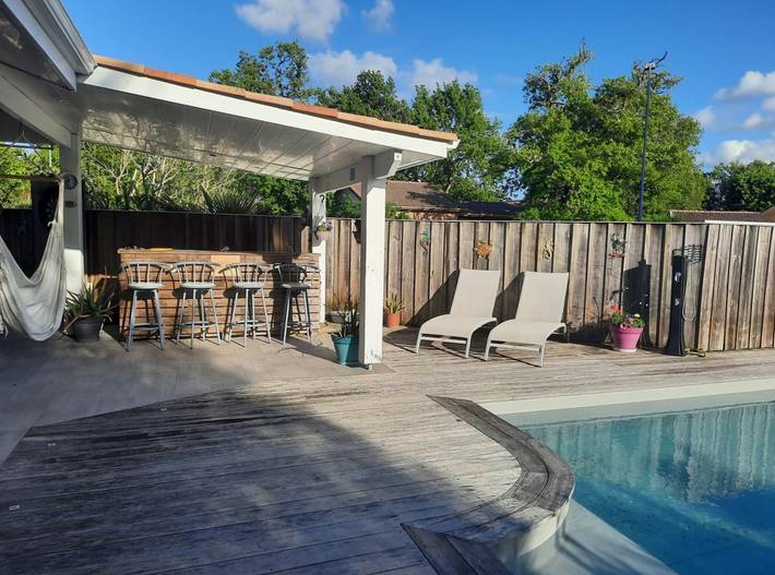 Location de vacances pour 2 personnes, avec piscine et jardin à Le Teich - 3