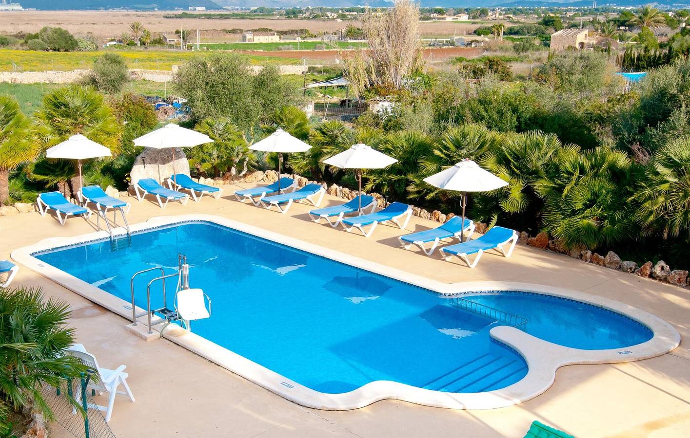 Entspannen mit Stil: Appartement am Pool bei Son Sant Martí in Muro, Mallorca Norden